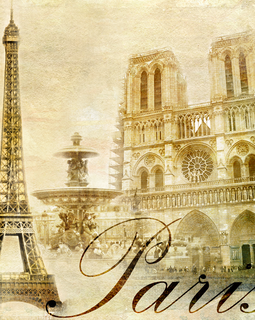 Old beautiful Paris